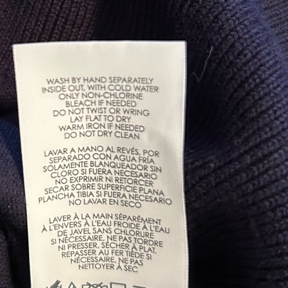 CAbi Style 3304 Midnight Blue Formal Round Neck Cardigan - Picture 12 of 13